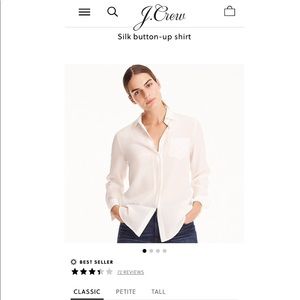 Jcrew silk blouse